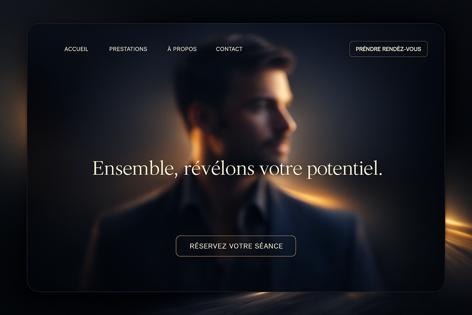 Exemple de site vitrine premium