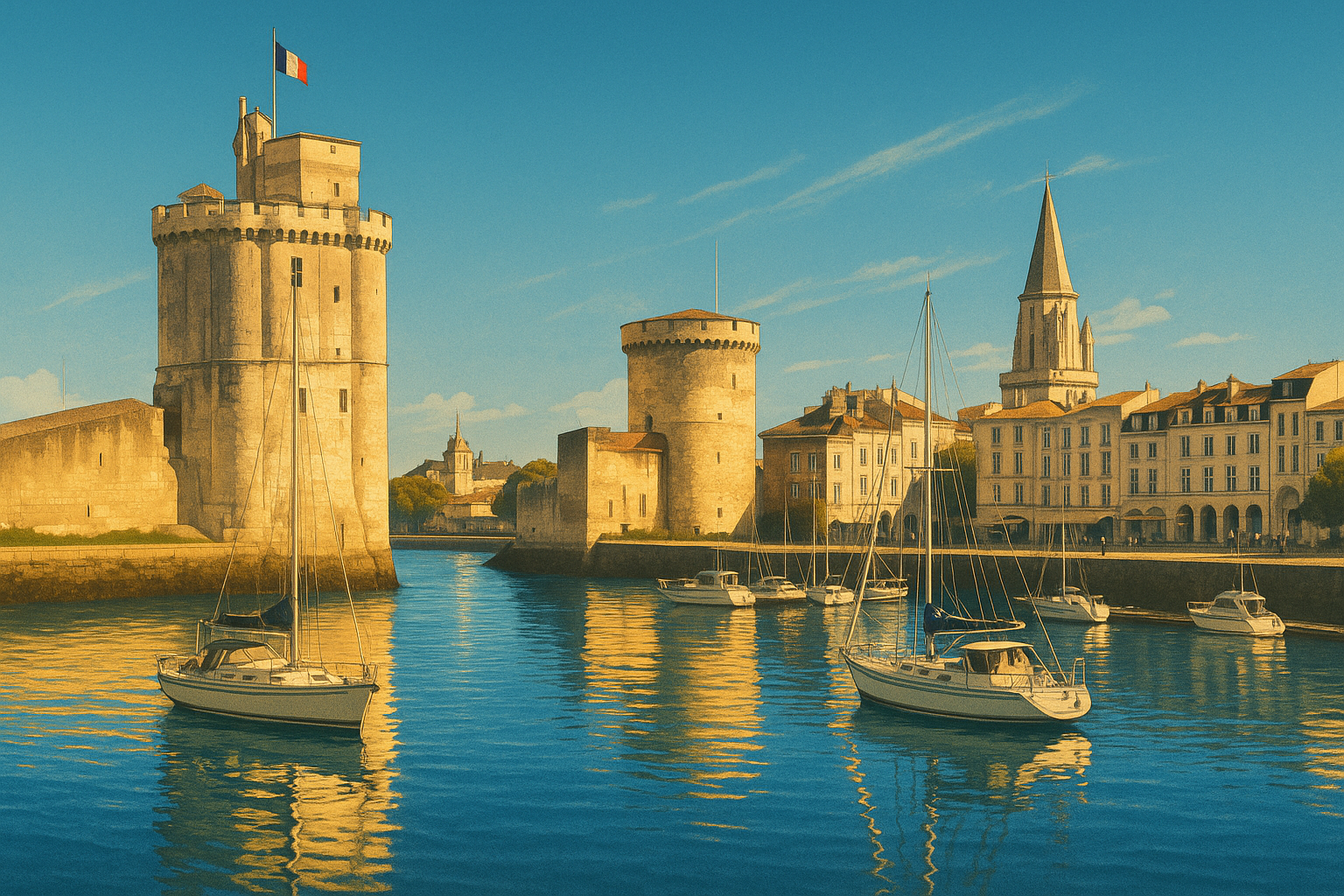 Création site internet La Rochelle – vue du port de La Rochelle