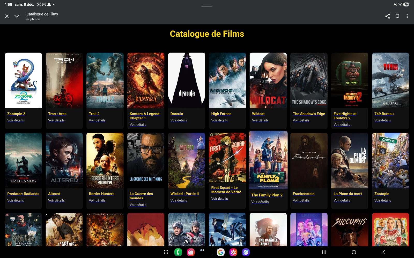 Aperçu d’un site web premium réalisé par HC DESIGN